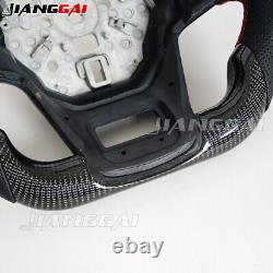 Real Carbon Fiber Perforated Steering Wheel Fit for 2021+ Ford Bronco with Heat