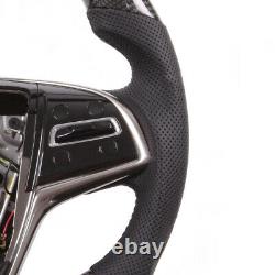 Real Carbon Fiber Smart LED Steering Wheel for Cadillac CT5 XT4 XT5 XT6 CTS XTS