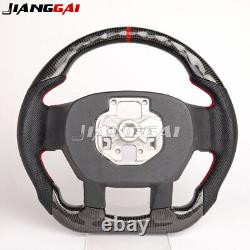 Real Carbon Fiber Sport Steering Wheel Fit 15-20 Ford F150 Raptor with Heated