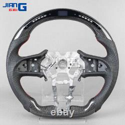 Real Carbon Fiber Sport Steering Wheel Fit Infiniti 19+ Q50 17+ Q60 No Heated