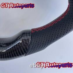 Real Carbon Fiber Sports Steering Wheel Fit for Subaru WRX STI 2003 2004-2007