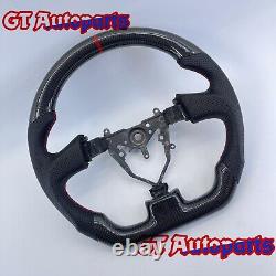 Real Carbon Fiber Sports Steering Wheel Fit for Subaru WRX STI 2003 2004-2007