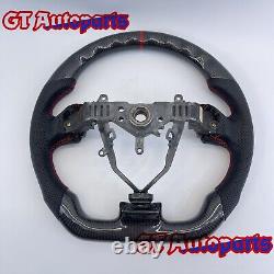 Real Carbon Fiber Sports Steering Wheel Fit for Subaru WRX STI 2003 2004-2007