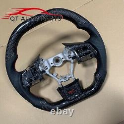 Real Carbon Fiber Sports Steering Wheel For fit Subaru sti wrx 2015+