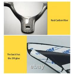 Real Carbon Fiber Steering Wheel Add-On Trim Cover Kit for BMW M3 E46 M5 E39