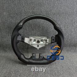 Real Carbon Fiber Steering Wheel Fit Dodge Durango Ram 1500 2500 3500 2011-2018