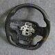 Real Carbon Fiber Steering Wheel Fit Ford F150 WithHeated 2022-2024
