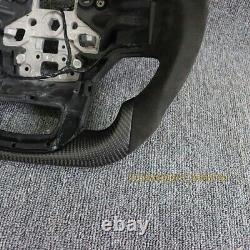 Real Carbon Fiber Steering Wheel Fit Ford F150 WithHeated 2022-2024