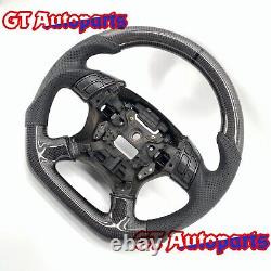 Real Carbon Fiber Steering Wheel Fit for Honda 7th Generation Accord 2003-2007