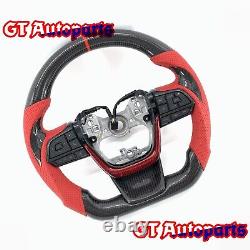 Real Carbon Fiber Steering Wheel Fit for Toyota Highlander 2022 2021 2022-2024