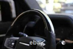 Real Carbon Fiber Steering Wheel Fits Land Rover Defender 110 90 130 2020-2024