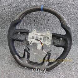 Real Carbon Fiber Steering Wheel Fits RAM 1500 Rebel withHeated 19-24
