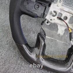 Real Carbon Fiber Steering Wheel Fits RAM 1500 Rebel withHeated 19-24