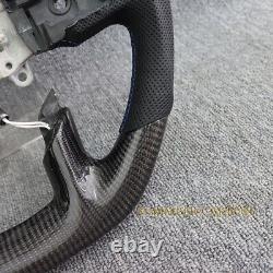 Real Carbon Fiber Steering Wheel Fits RAM 1500 Rebel withHeated 19-24