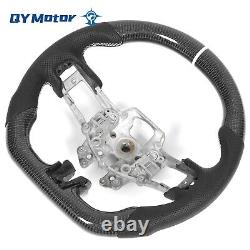 Real Carbon Fiber Steering Wheel For 15-23 Ford Mustang GT EcoBoost shelby White