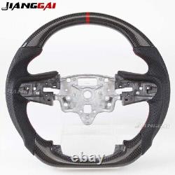 Real Carbon Fiber Steering Wheel For 19-22 Chevrolet Silverado 1500 with Heated