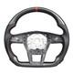 Real Carbon Fiber Steering Wheel For Audi A6 A7 RS6 RS7 S6 S7 Q7 2019-2024