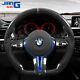 Real Carbon Fiber Steering Wheel For BMW F30 F35 F80 F25 M2 M3 M4 with CF Trim