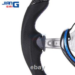 Real Carbon Fiber Steering Wheel For BMW F30 F35 F80 F25 M2 M3 M4 with CF Trim