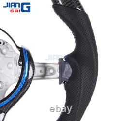 Real Carbon Fiber Steering Wheel For BMW F30 F35 F80 F25 M2 M3 M4 with CF Trim