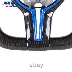 Real Carbon Fiber Steering Wheel For BMW F30 F35 F80 F25 M2 M3 M4 with CF Trim