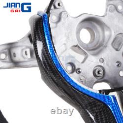 Real Carbon Fiber Steering Wheel For BMW F30 F35 F80 F25 M2 M3 M4 with CF Trim