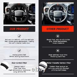 Real Carbon Fiber Steering Wheel For Ford F150 2021 2023