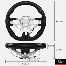 Real Carbon Fiber Steering Wheel For Ford Mustang EcoBoost GT 2018-2023 withHeated