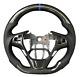 Real Carbon Fiber Steering Wheel For Hyundai Genesis Steering Wheel 09-16 Blue