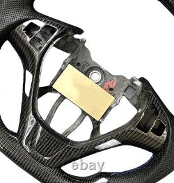 Real Carbon Fiber Steering Wheel For Hyundai Genesis Steering Wheel 09-16 Blue