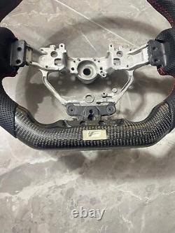 Real Carbon Fiber Steering Wheel For Lexus Isf Is200/250/ 300/350/200t/500 14-23