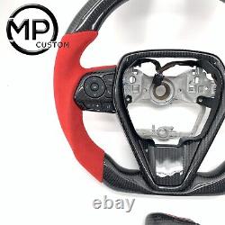 Real Carbon Fiber Steering Wheel For Toyota Camry XSE LE TRD SE XLE 2018-2023