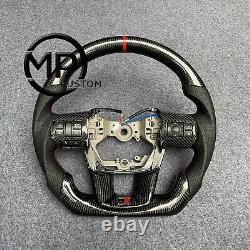 Real Carbon Fiber Steering Wheel For Toyota Hiace Hilux Fortuner 2015-2022