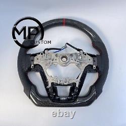 Real Carbon Fiber Steering Wheel For Toyota Hiace Hilux Fortuner 2015-2022