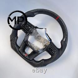 Real Carbon Fiber Steering Wheel For Toyota Hiace Hilux Fortuner 2015-2022