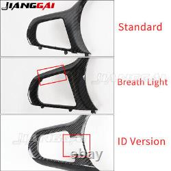 Real Carbon Fiber Steering Wheel Trim Replacement for BMW 3 5 Series G20 G30 G80