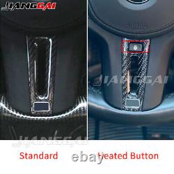Real Carbon Fiber Steering Wheel Trim Replacement for BMW 3 5 Series G20 G30 G80