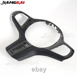 Real Carbon Fiber Steering Wheel Trim Replacement for BMW 3 5 Series G20 G30 G80