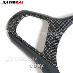 Real Carbon Fiber Steering Wheel Trim Replacement for BMW 3 5 Series G20 G30 G80