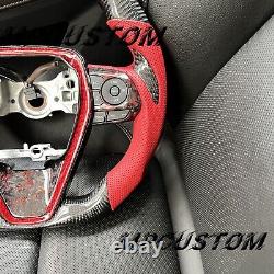 Real Carbon Fiber Steering Wheel fit For Toyota Camry 2018+ XSE V6 V4 xse se
