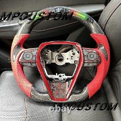 Real Carbon Fiber Steering Wheel fit For Toyota Camry 2018+ XSE V6 V4 xse se