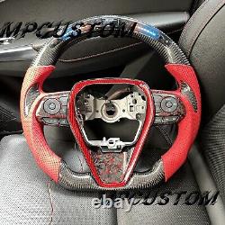 Real Carbon Fiber Steering Wheel fit For Toyota Camry 2018+ XSE V6 V4 xse se