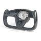Real Carbon Fiber Yoke Steering Wheel For Tesla Model S Steering Wheel 2014-2021