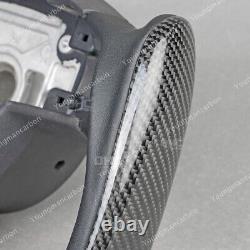 Real Carbon Fiber Yoke Steering Wheel For Tesla Model S Steering Wheel 2014-2021
