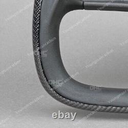 Real Carbon Fiber Yoke Steering Wheel For Tesla Model S Steering Wheel 2014-2021
