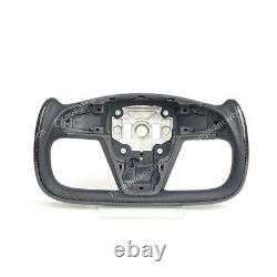 Real Carbon Fiber Yoke Steering Wheel For Tesla Model S Steering Wheel 2014-2021