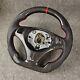 Real Carbon fiber Steering wheel+Cover For BMW 3 Series 325i 330i E90 E91 E92