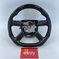 Real LED Carbon Fiber Steering Wheel Dodge Charger Challenger 2005-2010 Chrysler