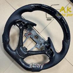 Real LED Carbon Sports Fiber Steering Wheel fit For Acura TL ILX ZDX 2009-2022