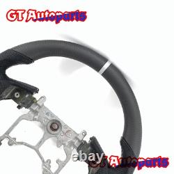 Real Matte Carbon Fiber Steering Wheel For Toyota Tundra/Tacoma/4Runner 2014+